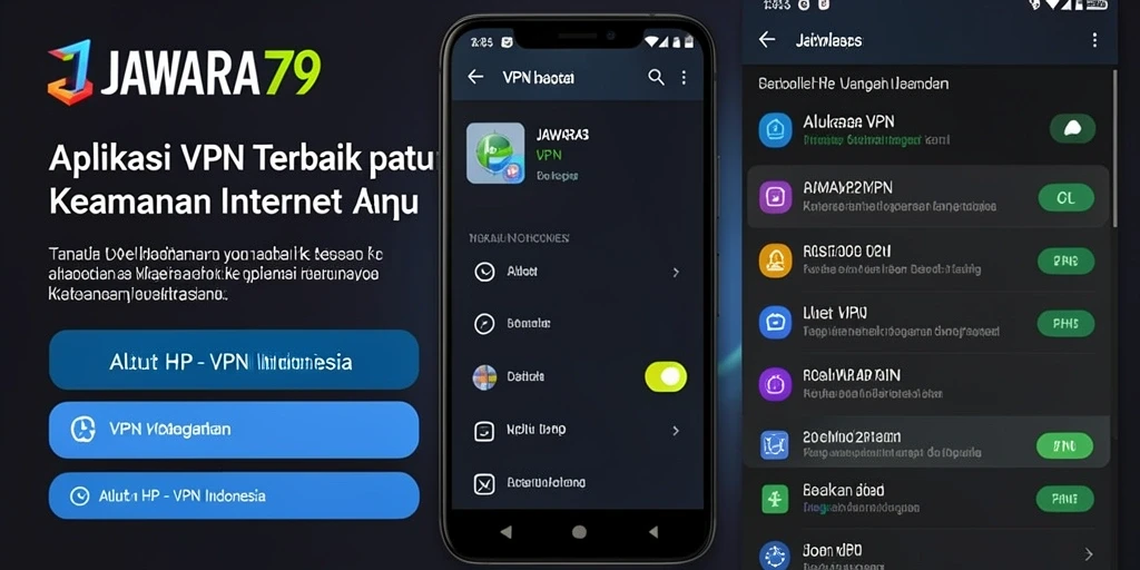 Antarmuka JAWARA79 yang sederhana dan fungsional untuk penggunaan VPN.