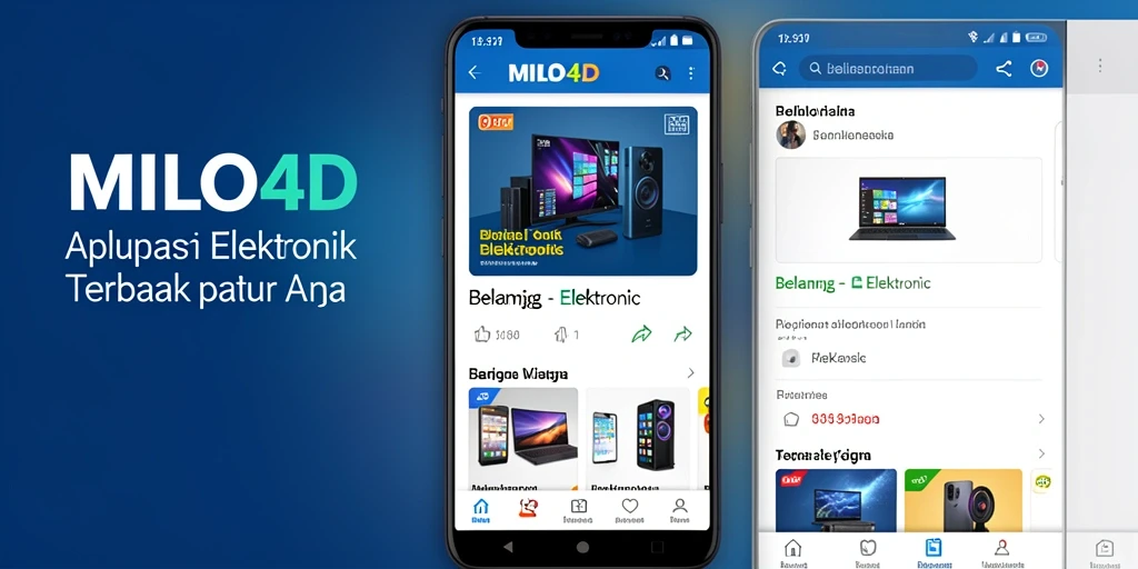 Antarmuka pengguna MILO4D yang menarik dan fungsional.