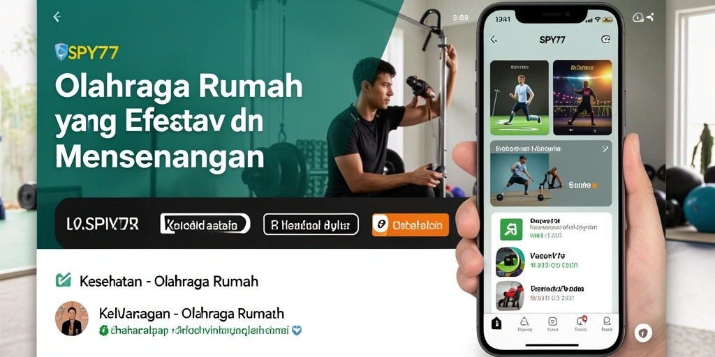 Antarmuka SPY77 yang intuitif dan menarik untuk latihan di rumah.