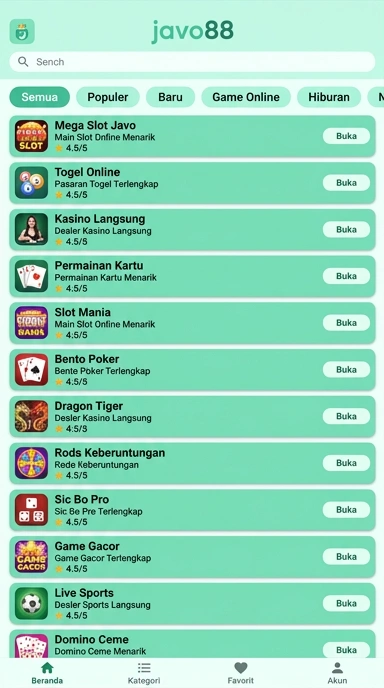 Katalog Aplikasi Populer | Unduh Mudah di javo88